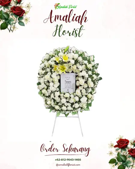 Krans Bunga Duka Sumbung